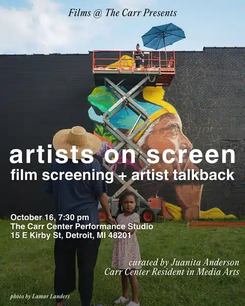 post for Carr Center Film Screenings and artist talkback